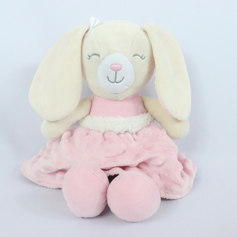 Baby Starters Ella Bunny Plush Doll Baby Girl Pink Dress Ballerina Lovey 12"